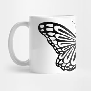 Black Butterfly Mug